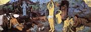 Paul Gauguin From where come we, What its we, Where go we to closed oil painting